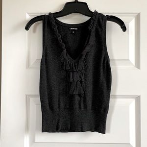 Women’s Gray Sleeveless Sweater/Top, Size XS.